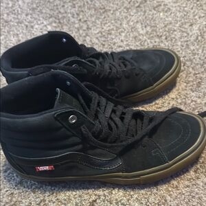 black mens vans high tops